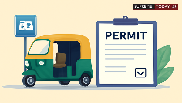 Legal Requirements for Auto Rickshaw Plying and Parking at Designated Stands