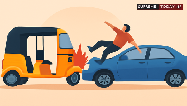 Autorickshaw Wrong Direction Liability Under IPC Section 304A and Negligent Driving
