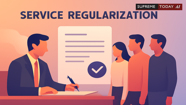 Avatar Singh Principles on Public Employment Regularization and Disciplinary Due Process