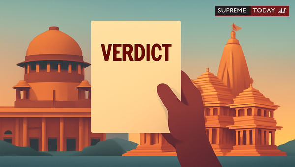 SC Ruling on Ayodhya Title Dispute: Juristic Personality of Deities and Evidence Principles
