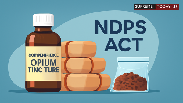 Bail Conditions under NDPS Act for 26kg Camphorated Opium Tincture Recoveries