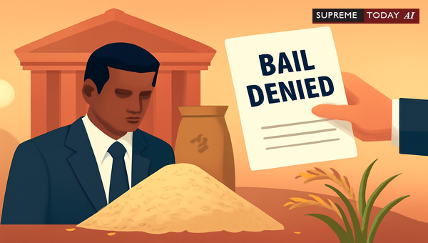Bail Denial in Paddy Procurement Fraud: Judicial Standards and Economic Offense Risks