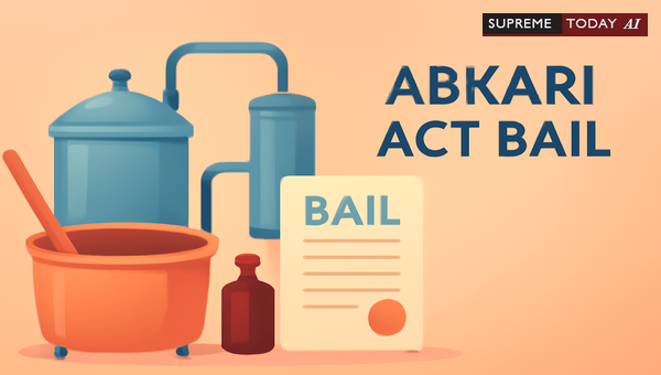 Bail Principles in Abkari Act Cases: Evaluating Evidence Tampering and Investigative Status