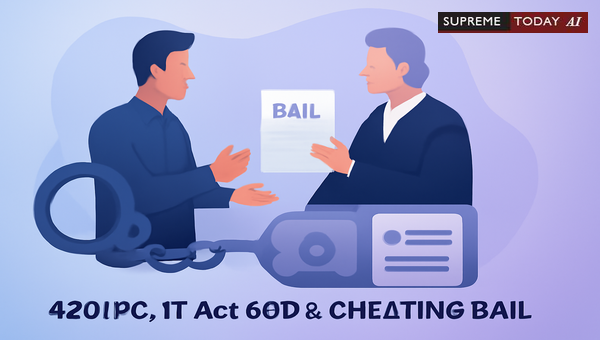 Bail Strategies for IPC 420 and IT Act 66D Offenses: Judicial Principles and Precedents