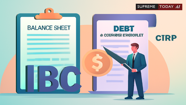 Do Balance Sheet Entries Meet the Statutory Threshold for Initiating IBC Insolvency Proceedings?
