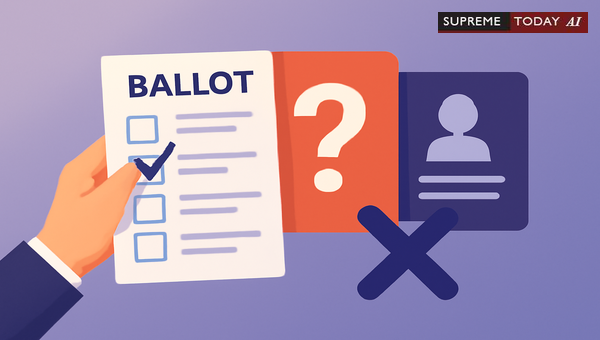 Absence of Voter Name on Ballot: Judicial Standards for Validating Votes and Preventing Rejection