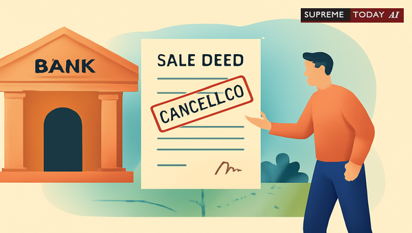 Bank Cannot Unilaterally Cancel Registered Property Sale Deed Over Demarcation Disputes
