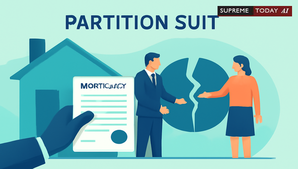 When Banks Must Be Impleaded in Partition Suits for Mortgaged Undivided Property
