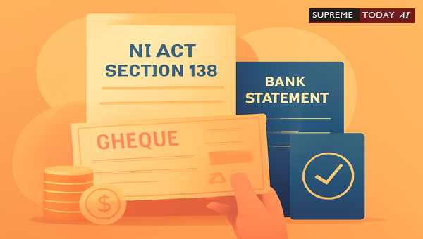 Legality of Mandating Bank Statements and ITRs in Section 138 NI Act Cheque Bounce Proceedings