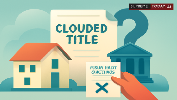 Banks Cannot Use Lost Records to Cloud a Borrower's Registered Property Title