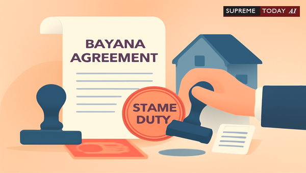 Stamp Duty Requirements and Court Impounding Risks for Bayana Agreements in India