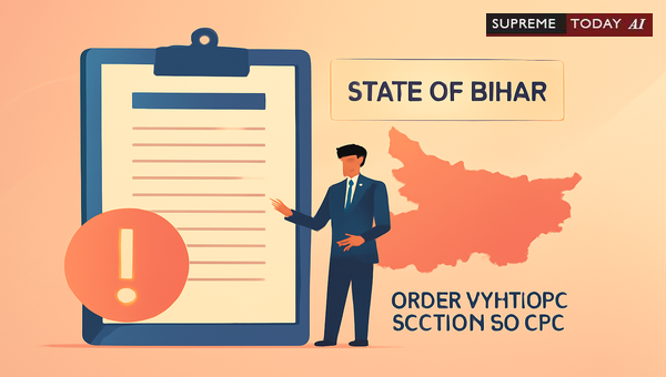 Mandatory Notice Compliance under Section 80 CPC: Analyzing Bihari Choudhary v. State of Bihar