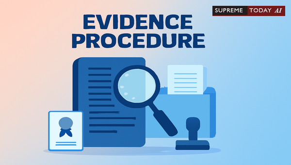 Bipin Shantilal Panchal Protocol for Handling Objections to Evidence Admissibility in Trials