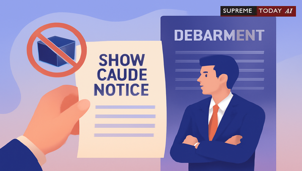Blacklisting Penalties Invalidated by Failure to Supply Relied-Upon Evidentiary Material