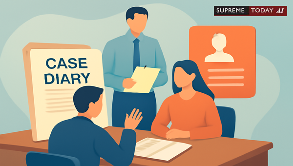 BNSS Section 183 Mandatory Investigation Officer Presence for Case Diary Statements