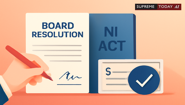 Is Board Resolution Necessary for Filing Company NI Act Complaints? Judicial Precedents