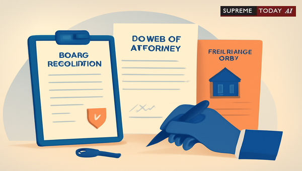 Can Board Resolutions Authorize Property Sales Without Registered Power of Attorney?