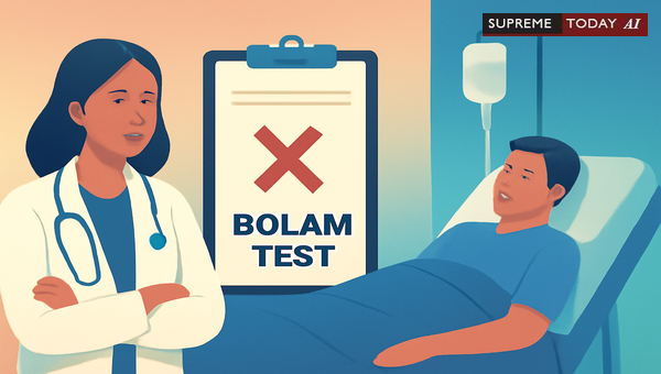 Bolam Test in Indian Medical Negligence Jurisprudence: Standards of Professional Care