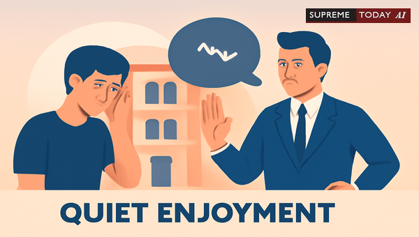 Breach of Covenant for Quiet Enjoyment in Indian Lease Law: Judicial Precedents and Remedies