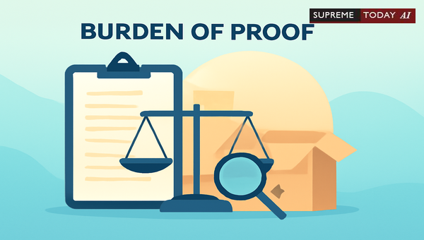 Burden of Proof in Goods Classification: Establishing the Revenue's Onus in Tax Disputes