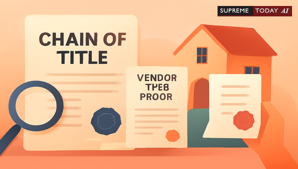 Burden of Proof: Must Plaintiffs Establish a Continuous Chain of Title in Indian Property Law?