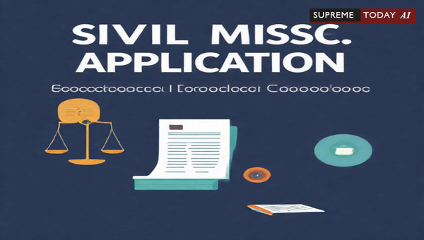 Filing a Civil Misc. Application on a Served Copy of a Temporary Injunction Order