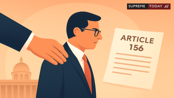 Can the President Remove an Indian Governor at Any Time Under Article 156 Pleasure Doctrine?