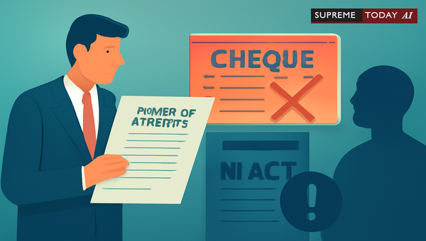 Can Power of Attorney Holder File Section 138 NI Act Complaints Without Personal Knowledge?