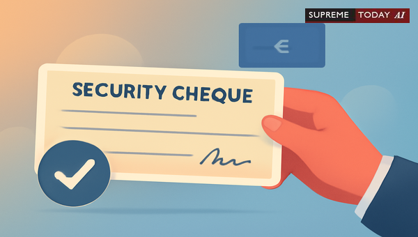 When Can a Security Cheque Be Encashed? Understanding Legal Enforceability and NI Act Provisions