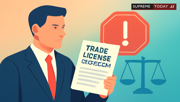 Cancellation of Trade License Without Hearing Violates Natural Justice Principles