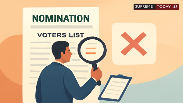 Nomination Rejection Rules for Name Mismatches Between Nomination Papers and Voters List