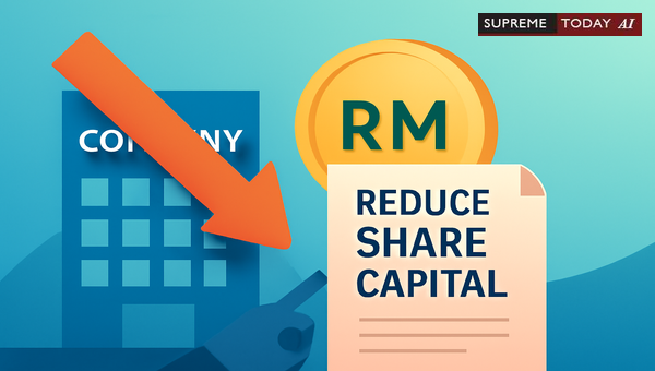 Procedures for Capital Reduction in Malaysian Public Listed Companies: Legal Framework and Compliance