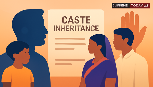 Caste Determination in Inter-Caste Marriages: Proving Status Through Evidence Not Parentage