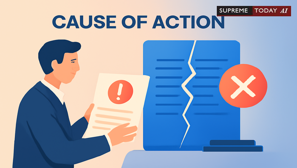 When Suits Fail: Understanding Cause of Action and Plaint Rejection Under Order 7 Rule 11