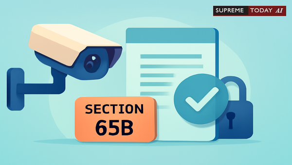 Admissibility of CCTV Footage with Timestamp Mismatch: Judicial Standards under Section 65B