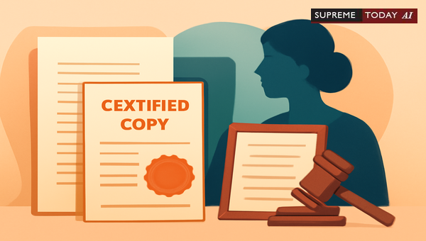 Right to Obtain Certified Copies of Unmarked Documents in Maintenance Court Proceedings