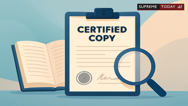 Certified Copies of Book 3 Registered Documents: Legal Requirements and Court Rulings