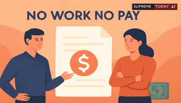 Challenging 'No Work No Pay' Principle: Court-Ordered Back Wages and Employment Reinstatement