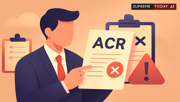 Challenging ACR Adverse Entries on Grounds of Malice and Judicial Correction Limits