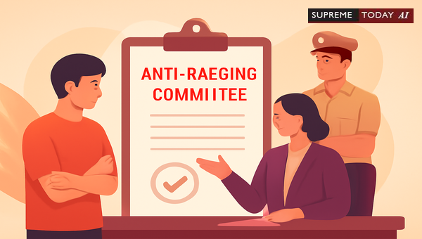 Challenging Anti-Ragging Committee Reports: Limitations on Police Complaints and Judicial Recourse