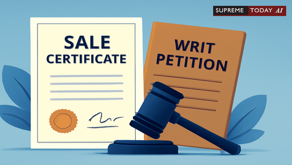 Challenging Auction Sale Certificates via Writ Petitions in Recovery Proceedings