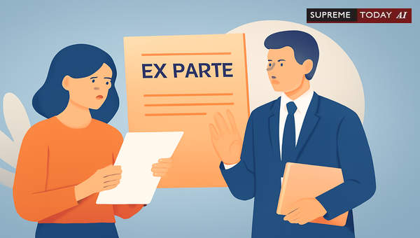Challenging Ex Parte Protection and Maintenance Orders Under the DV Act 2005
