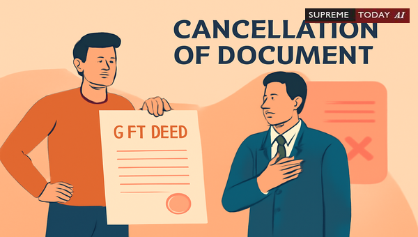 Challenging Father's Property Transfer: Standing for Cancellation Suits and Declaratory Relief