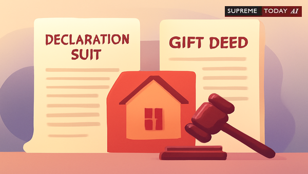 Challenging Gift Deeds: Why Courts Require Separate Suits for Declaration and Injunction