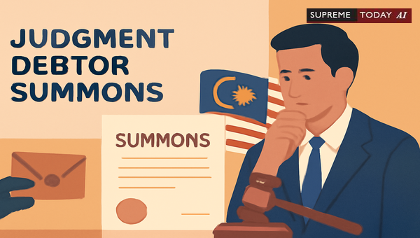Challenging Judgment Debtor Summons for Unassessed Amounts in Malaysian Court Proceedings
