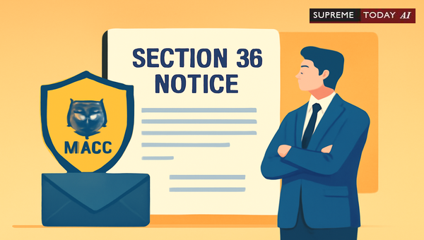 Challenging Section 36 Malaysian Anti-Corruption Commission Act Investigative Notices