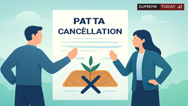 Challenging Patta Cancellation: Suit for Declaration and Title Disputes in India