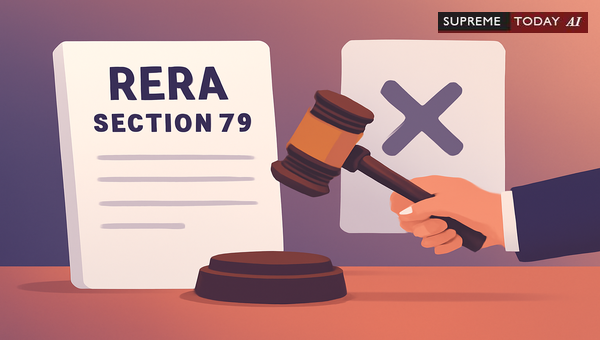 Challenging RERA Section 79 Plaint Rejection in Real Estate Civil Litigation