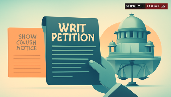 Challenging Show Cause Notices via Writ Petition: Is Judicial Intervention Premature?