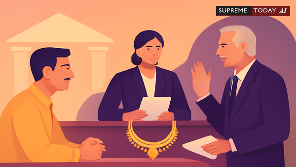 Challenging Stridhan and Gold Ornament Return Claims via Strategic Petitioner Cross-Examination